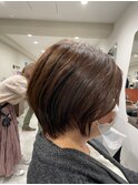髪質改善/切りっぱなしボブ/美髪/30代40代/［人形町］