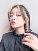 フレーミングカラー外ハネ_外ハネボブセクションカラー_28788