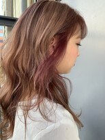 ヘアリゾートエーアイ 浅草店(hair resort Ai)&nbsp;デザインカラー/ビンクベージュ/セクションカラー