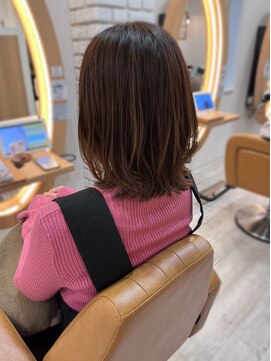 アドラーブル けやき通り店(adorable) 【くびれボブ】ベージュカラー　20代30代40代