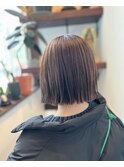 オシャレ切りっぱなしボブ (30代)