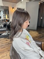 ヘアアンドメイク エジェリ(hair&make egerie) 【ミディアム 透明感 グレー カラー 恵比寿】
