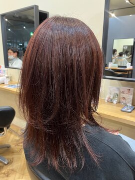 アルター(aL ter) ピンクブラウン ×ミディアムレイヤー［レッドブラウン/鎌取］