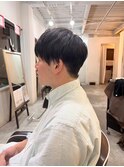 MEN’SHAIR アッシュブラックマッシュヘア