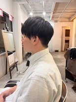 メンズカット バイ ソイクフ(メンズカット by SOY-KUFU) MEN’SHAIR アッシュブラックマッシュヘア