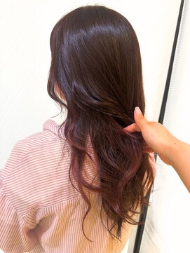 アッシュ 町田駅前通り店(Ash) レイヤーカット＋ナチュラルピンクブラウン