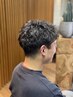 メンズカット＋Micro bubble(marbb)を使ったシャンプー、スタイリング込み