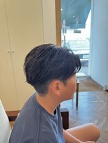 アンソル オブ リシェール(N'SOL of RICHAIR)&nbsp;ベリーショート/ダークアッシュ/ニュアンスパーマ/韓国マッシュ