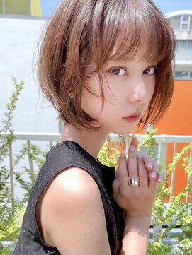 アイドットプラスサッポロ 札幌(i.+SAPPORO) シアー感レイヤー美シルエットショート前髪あり