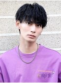 ソフトツイストパーマ韓国マッシュウルフ
