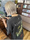 Bambi 切りっぱなし*ダブルカラー*グレージュ*