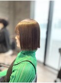 切りっぱなしボブ