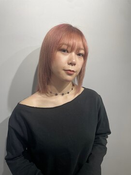 スイ(SUiii) ピンクベージュ/ハイトーンボブ/ボブ【札幌/大通】