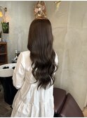 髪質改善カラー×ベージュブラウン【表参道,青山,外苑前美容室】