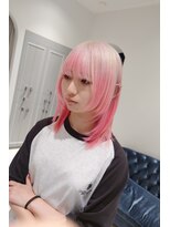 ルクール ヘアー プレジー(Le Coeur HAIR Plaisir)&nbsp;ホワイトと濃いめピンクが可愛くない訳ないんよ