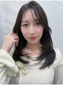くびれヘア/アプリコットオレンジ/夏のヘアアレンジ/仙台99