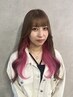 カット＋イルミナカラー＋インナーカラー(ダブル)＋2種トリートメント