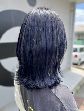 カノエ 岡山店(canoe) 艶々☆ネイビーブルー