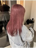 ピンク/ブリーチカラー/ハイトーン/yukina
