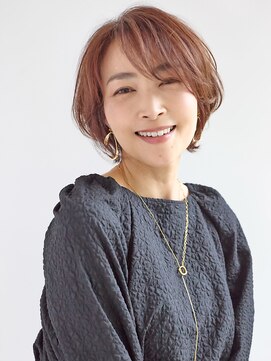 アッシュ 荻窪店(Ash) 大人ショートスタイル【荻窪／ショート／パーマ/白髪ぼかし】