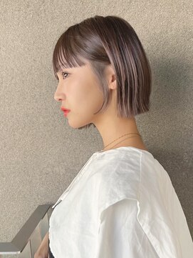 ガーデン 渋谷(GARDEN) 小顔大人ボブ暗めカラーミディアムデザインカラー