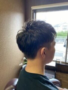 グランヘアートーキョー(Gran Hair TOKYO) 刈り上げツーブロック　ニュアンスパーマ