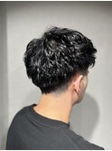 MEN’S HAIR/波巻ツイストスパイラル/フェザーパーマ/柏