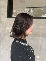 ラッキーヘア 加古川(Lucky Hair)&nbsp;透明感◎グレージュ×ミディアム【松尾】【ラッキーヘア加古川】