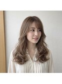 セミロングエレガントデジタルパーマ 20代 30代 40代 50代 60代