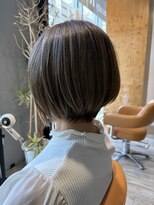 ジャストビューティ ルフレ 金沢八景店(Just Beauty Rufure)&nbsp;ショートボブ/ショート/白髪ぼかし/ブラウンカラー