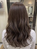 ウェーブス 大宮東口店(wave's)&nbsp;透明感ショコラブラウン×艶感ゆるウェーブロング