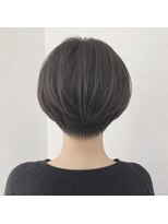 アンリエラ(Unliera)&nbsp;30代40代/丸みショート/グレージュ/松山美容室