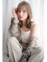 キャラ(kyala.) 20代30代40代◎韓国人風ゆるウェーブヘア/グレージュカラー