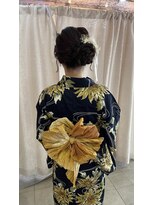 ミーネピンク 行徳(Miene Pink)&nbsp;ヘアアレンジ＊まとめ髪＊浴衣着付☆_Pink行徳駅 妙典駅 浦安駅
