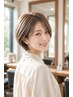 【通うほど美しいツヤ髪へ】透明感イルミナカラー+大人骨格補正カット