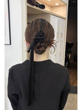 アジールヘア 赤羽駅南口店(agir hair) 結婚式お呼ばれ/ルーズカチモリヘア◆大人可愛いアレンジ