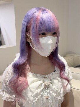 ベレーザ 川越(Beleza) ba18832_ユニコーンカラーハイトーンカラー透明感ワンホンヘア艶