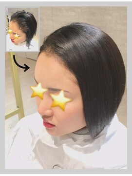 オーバーレイ(Overlay) 自然に仕上がる縮毛矯正【施術例】〔自由が丘〕〔縮毛矯正〕