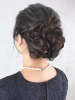 アルバム 銀座(ALBUM GINZA) パーティーセット_ネイビーカラーフレンチボブ_ba244722