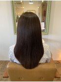 【髪質改善】黒髪ロングストレート サラツヤロングヘアー