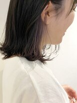 コフィー バイ メルト 吉祥寺(cofy by melt)&nbsp;【三ツ井純】耳かけ ラベンダーピンク インナーカラー 外ハネ