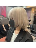 ボブ/フェザーバング/大人かわいい/グラデハイライト[渋谷]