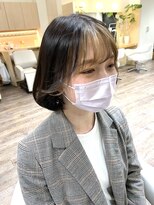 庵 ヘアー(hair)&nbsp;10代20代30代グレージュフェイスフレーミング