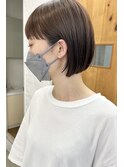 大人かわいい前下がりボブ/似合わせカット