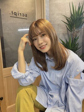 スクリプト(script.) ストレートロング