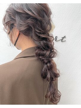 リゾートフォーヘアー 嵯峨店(ReSORT FOR HAIR) ロング編み下ろしアレンジ☆