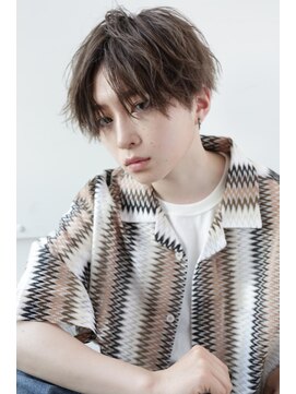 リンダバイネオリーブ 白楽店(Linda by neolive) スパイラルニュアンスパーマアップバング　ツーブロックマッシュ