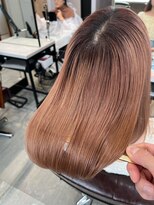 アディクト 東陽町西口(addict)&nbsp;髪質改善で大人上品なツヤ髪に_ミルクブラウン_ボブ［東陽町］