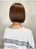 ぱつっとボブ