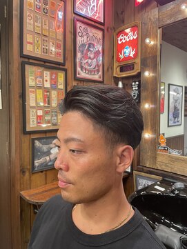 ヘアーデザイン スワロー(hair design Swallow) 七三ツーブロック